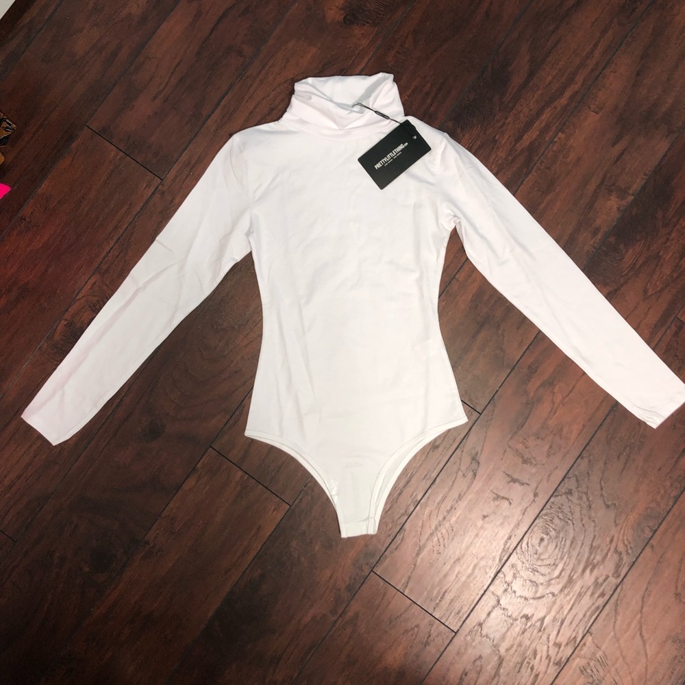 Pretty little things white bodysuit